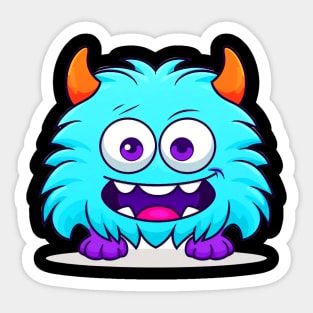 Cartoon Monster Sticker